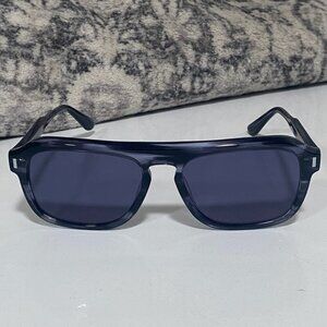 NEW Calvin Klein Modern Aviator Sunglasses in Striped Blue Mens